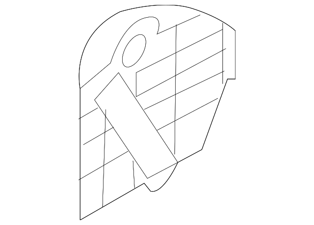 88495-CA10D Деталь SIDE COVER, LEFT