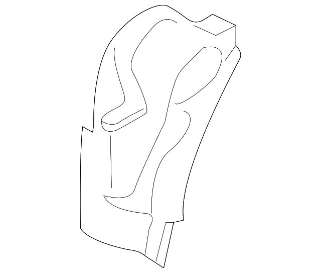 88495-CA001 Деталь RECLINE COVER, LEFT