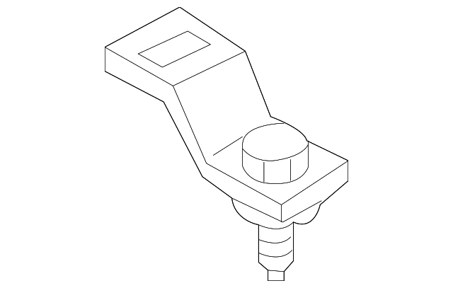 88894-CA00A Деталь ANCHOR PLATE, LEFT