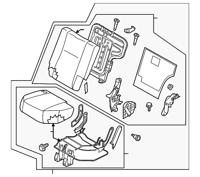 88050-CA401 Деталь SEAT ASSY, LEFT