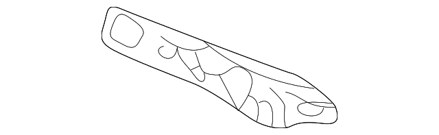 12482665 Деталь MOLDING PANEL, LEFT