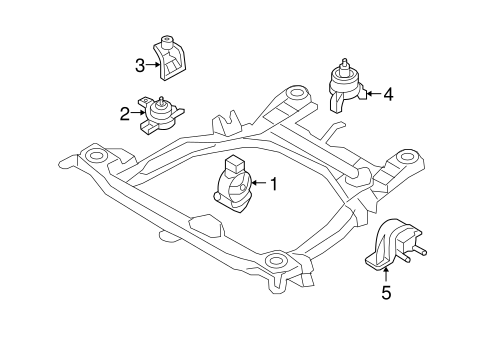 Santa Fe ENGINE & TRANS MOUNTING