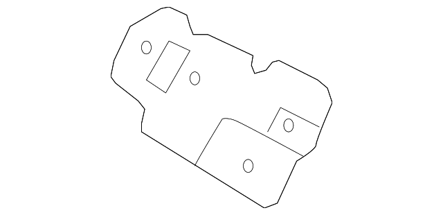 65561-2F000 Деталь MOUNT BRACKET, RIGHT