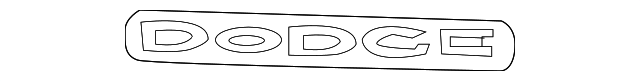68104034AA Деталь NAMEPLATE