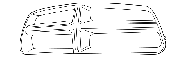 68142922AA Деталь GRILLE SURROUND