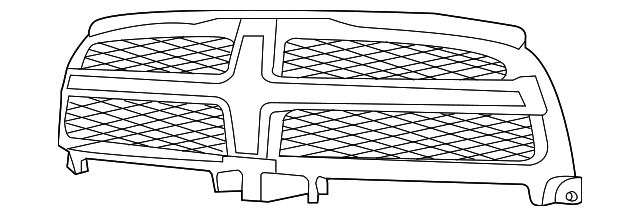 68092613AA Деталь UPPER GRILLE