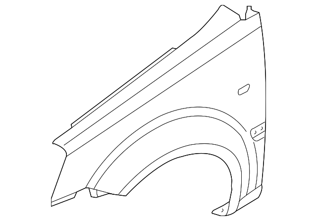 66311-1E300 Деталь FENDER, LEFT