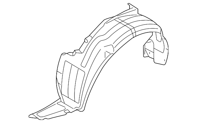 86811-1E000 Деталь FENDER LINER, LEFT