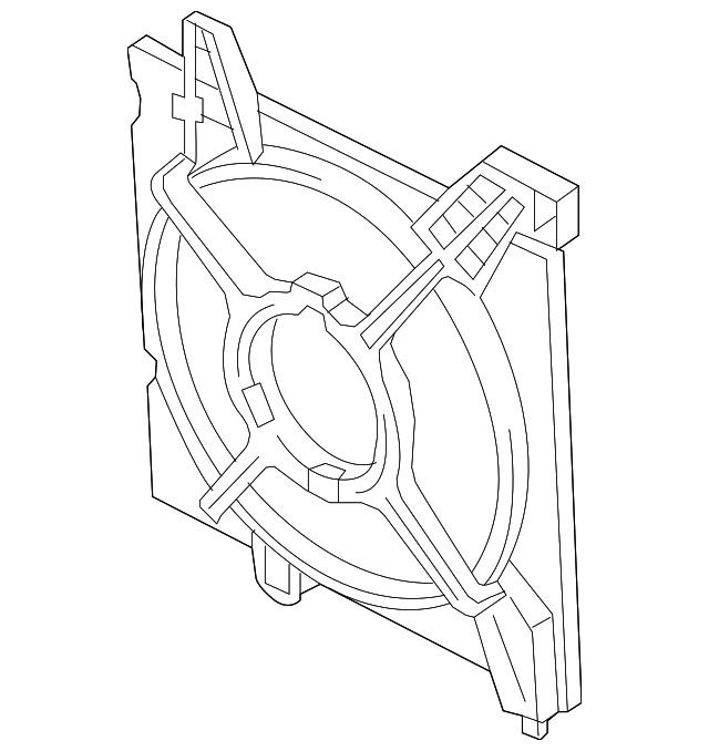 25350-2D400 Деталь FAN SHROUD