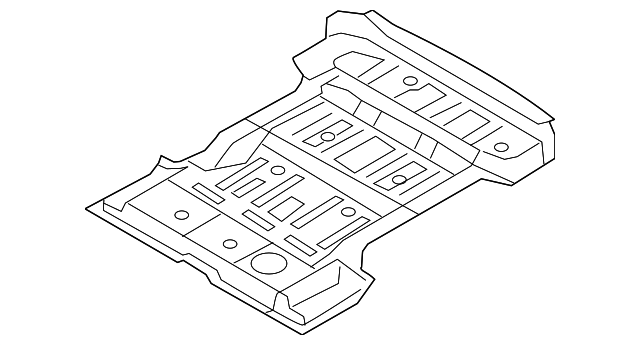 65510-2J100 Деталь REAR FLOOR PAN