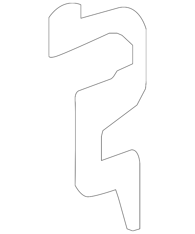 8331178J00 Деталь RETAINER, RIGHT