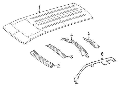 GL450 ROOF & COMPONENTS 2