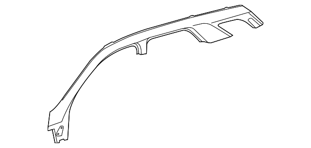 166-637-11-00 Деталь ROOF RAIL, LEFT
