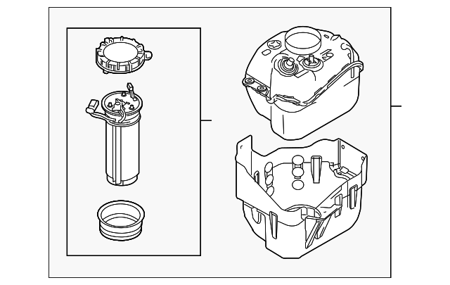 BC3Z5J228C Деталь TANK ASSY
