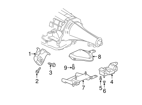 Ram 1500 ENGINE & TRANS MOUNTING