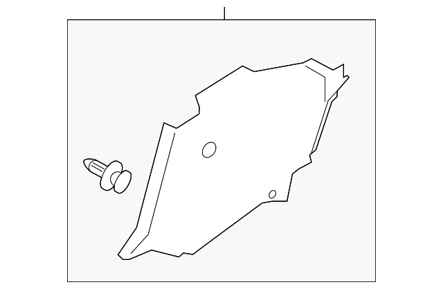SU003-05244 Деталь LOWER QTR TRIM, RIGHT