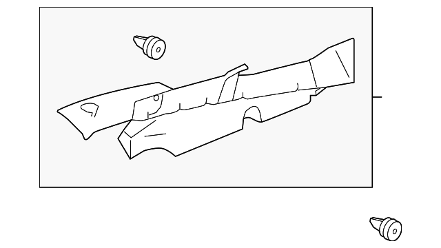 SU003-03230 Деталь UPPER QTR TRIM, LEFT
