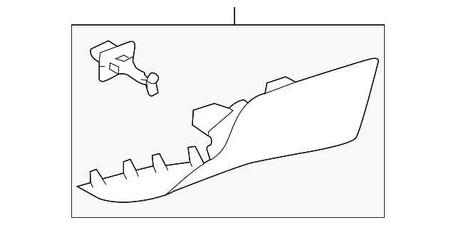 SU003-03238 Деталь UPPER COVER, LEFT