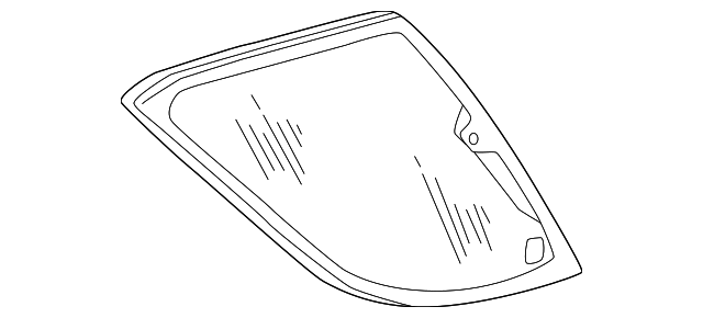 163-670-09-12 GLASS, LEFT