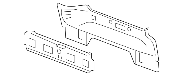89025214 Деталь REAR BODY PANEL