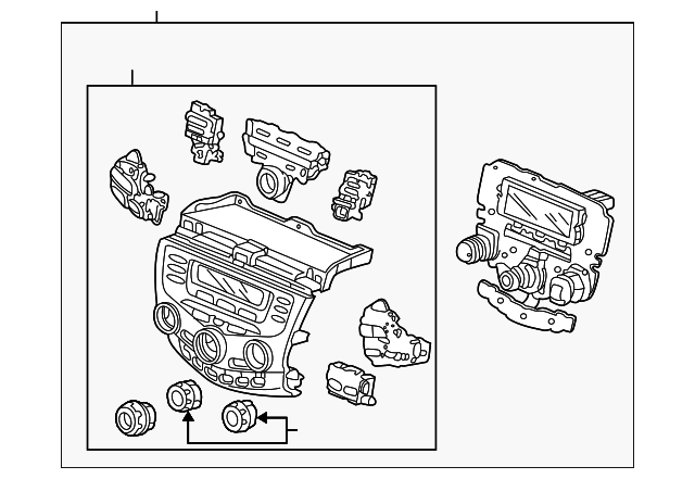 39083-SDA-A61ZA Деталь BASE ASSY., PANEL POWER *NH482L* (BLACK 