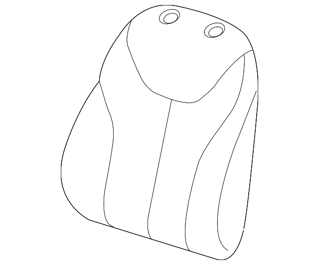 68083597AB Деталь SEAT BACK PAD, LEFT