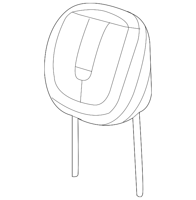 1UK51LA3AB Деталь HEADREST, LEFT
