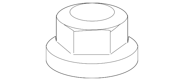 4161286Z00 Деталь TOP NUT, RIGHT