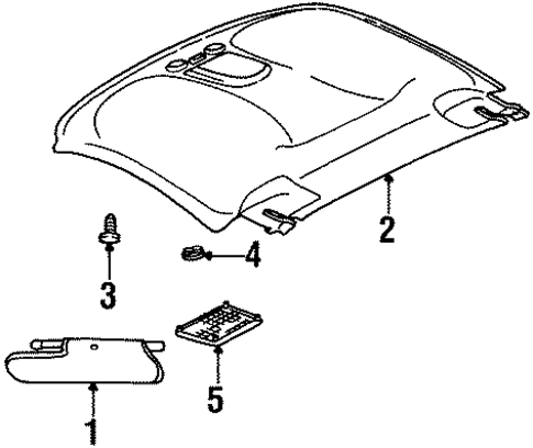 Viper INTERIOR TRIM - ROOF