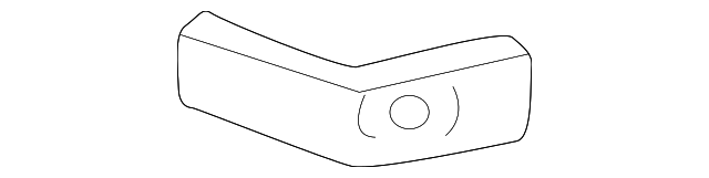 55196744AB Деталь UPPER TRIM BRACKET, LEFT