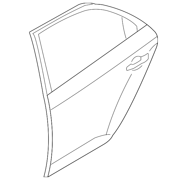 77003-1M020 DOOR SHELL, LEFT