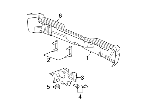 Dakota BUMPER & COMPONENTS - REAR