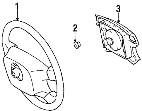 Paseo STEERING WHEEL & TRIM