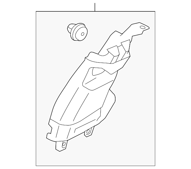 SU003-03227 Деталь UPR CTR PLR TRIM, RIGHT