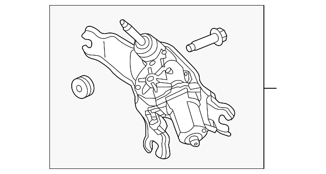 98700-A7000 Деталь WIPER MOTOR