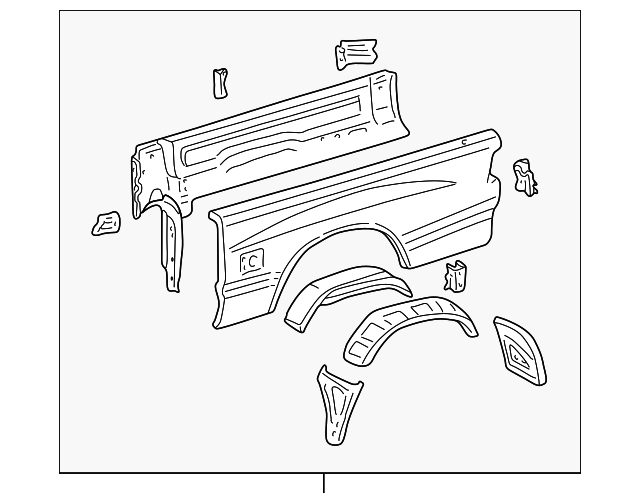 65500-0C020 Деталь SIDE PANEL, RIGHT