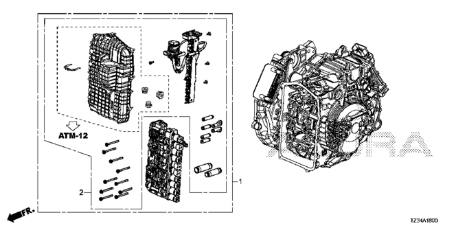 TLX AT HYDRAULIC CONTROL UNIT