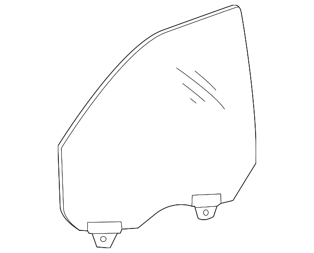 68104925AA Деталь DOOR GLASS, LEFT