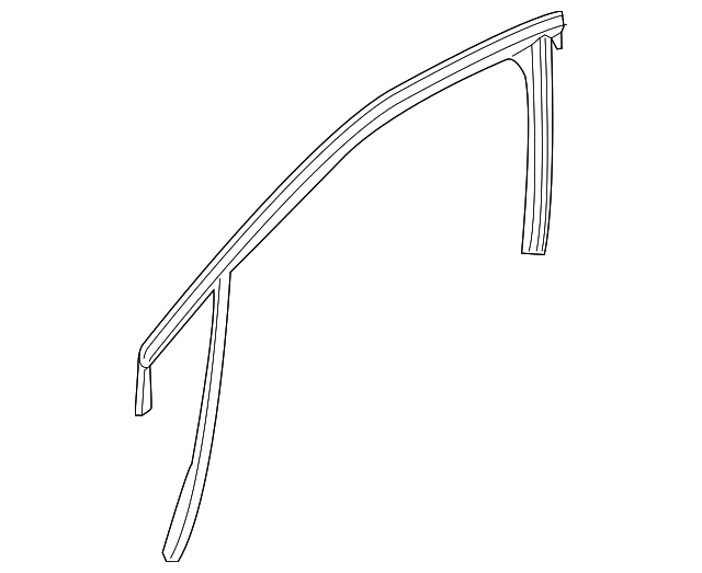 68144954AE Деталь GLASS RUN, RIGHT