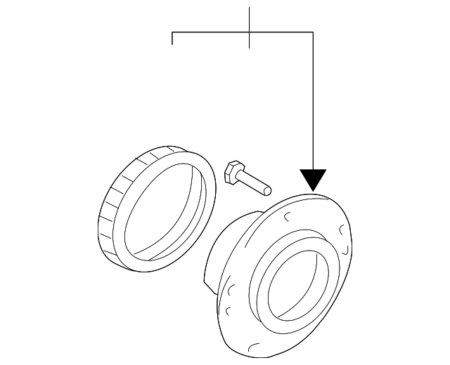 51300-3E100 Деталь HUB & BEARING, LEFT