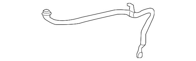 58731-3E100 BRAKE HOSE, LEFT