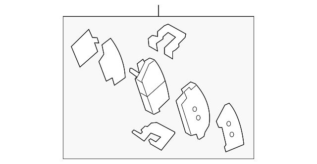 58302-3MA00 Деталь BRAKE PADS