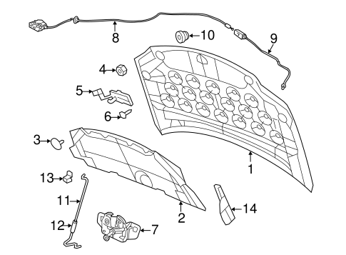 Routan HOOD & COMPONENTS