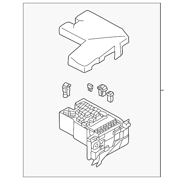 MR352998 Деталь FUSE BOX