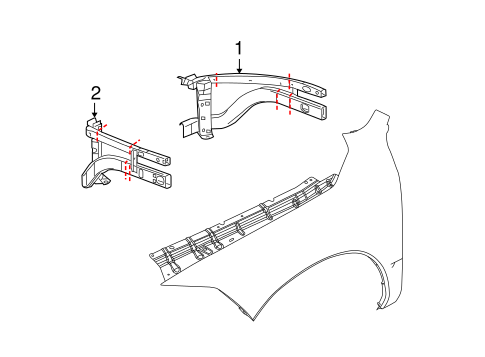 Ram 1500 STRUCTURAL COMPONENTS & RAILS