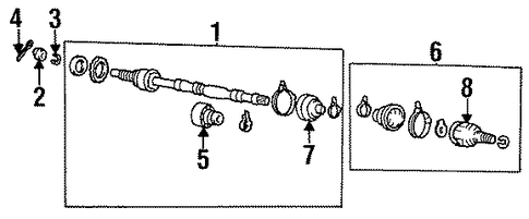 Accent DRIVE AXLES