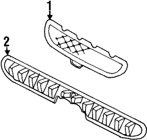 Tiburon GRILLE & COMPONENTS