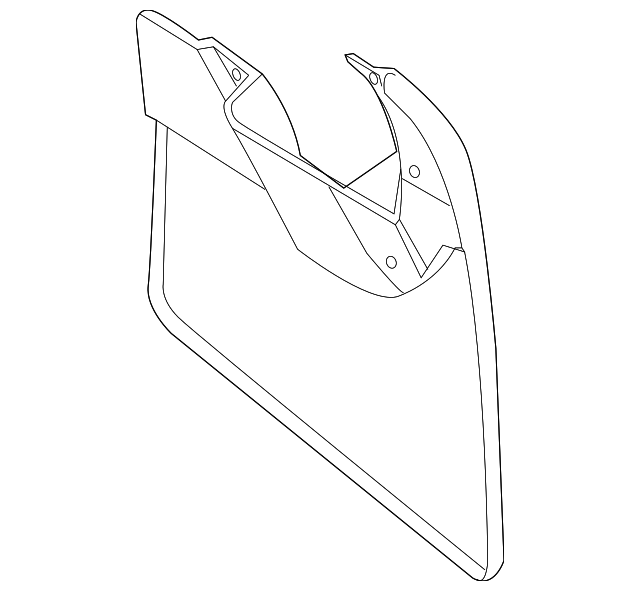 990B063003 Деталь MUD GUARD, LEFT