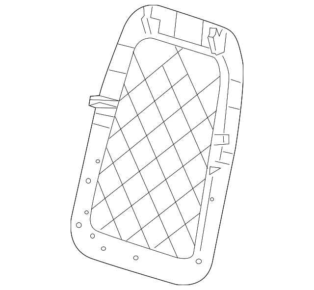 22789373 Деталь SEAT BACK PANEL