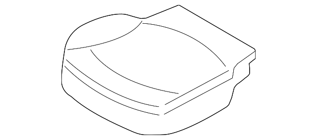 52209809798 Деталь SEAT CUSHION PAD, RIGHT